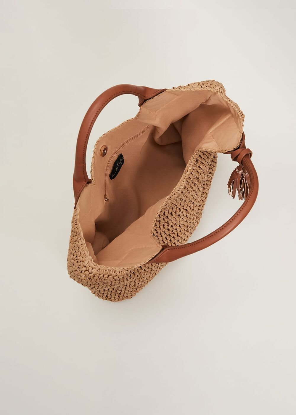 Raffia Shopper Bag - Natural
