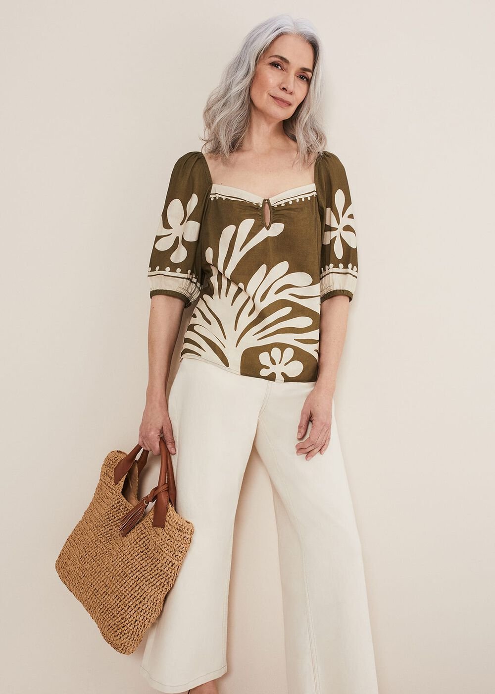 Raffia Shopper Bag - Natural