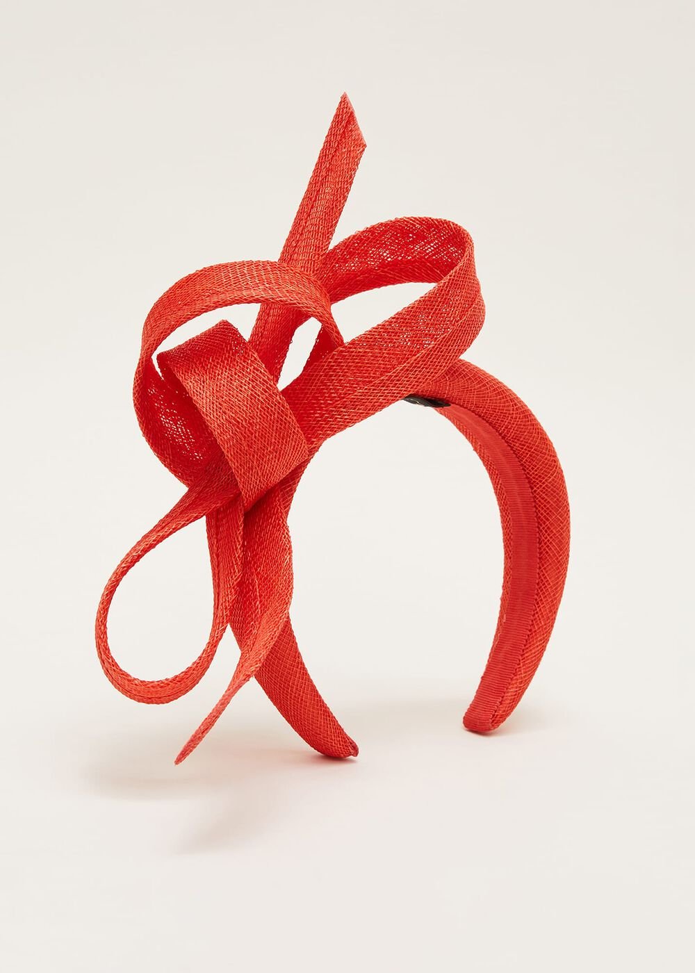 Orange Bow Headband - Vermillion