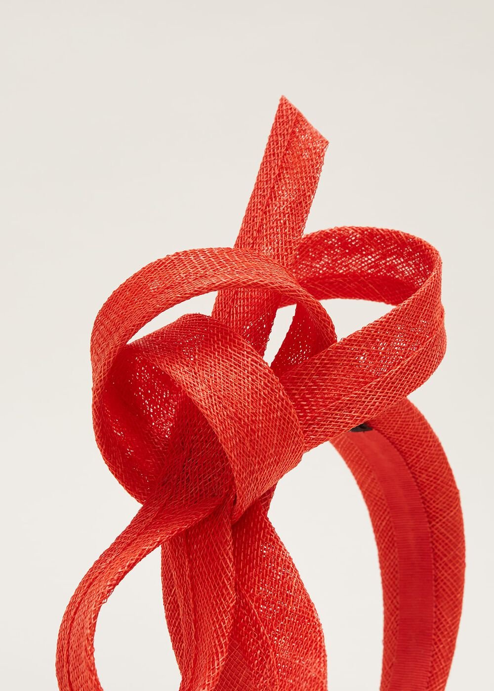 Orange Bow Headband - Vermillion