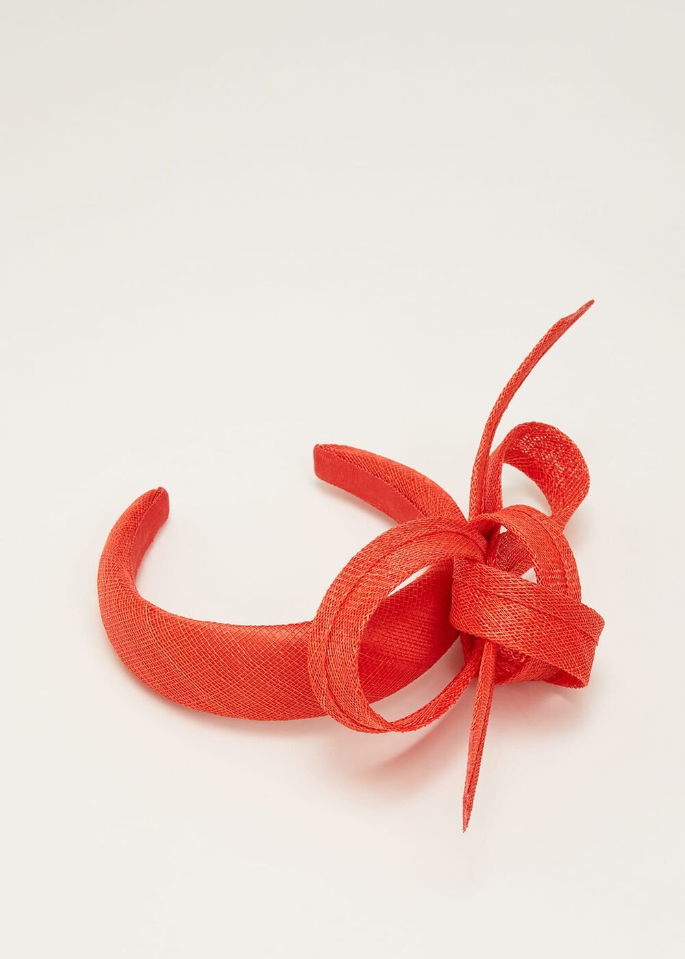 Orange Bow Headband - Vermillion
