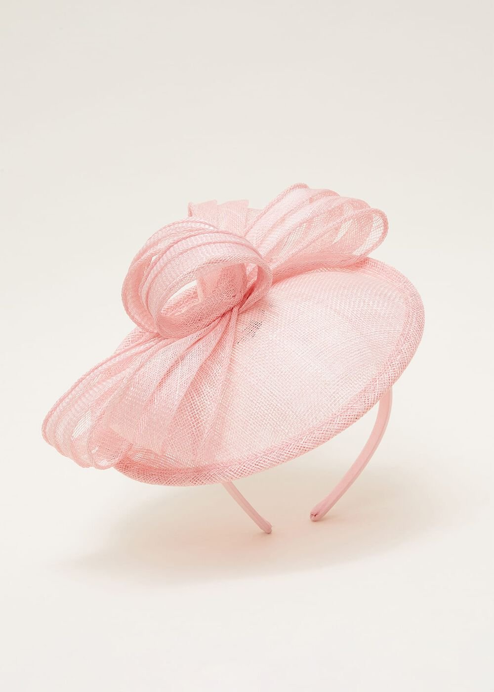 Pink Bow Fascinator - Rose Pink