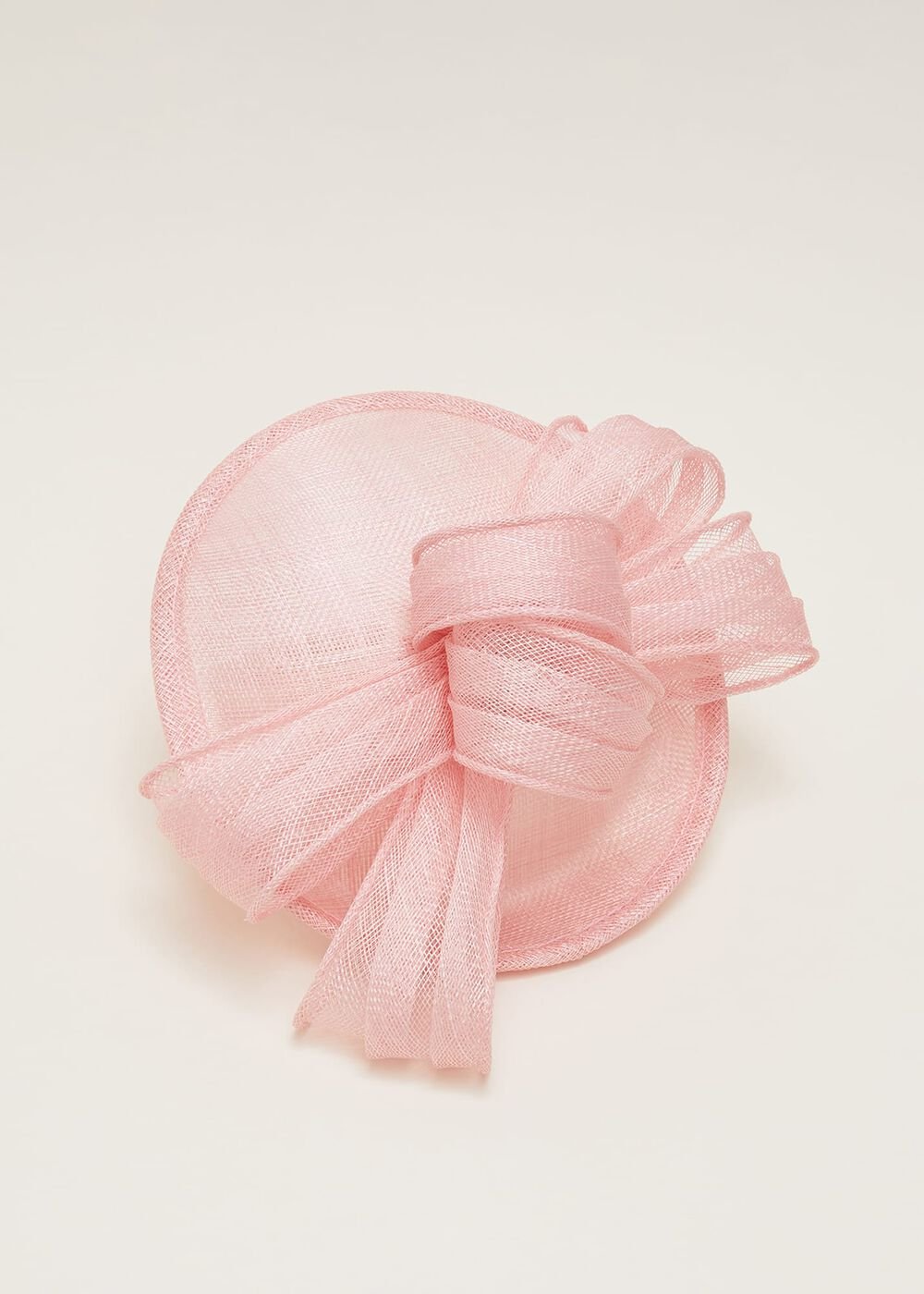Pink Bow Fascinator - Rose Pink