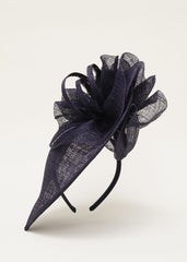 Navy Fascinator - Navy