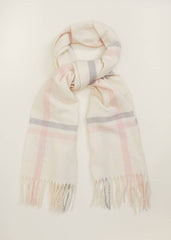 Sollie Check Scarf - Ivory