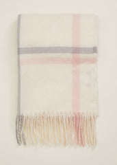 Sollie Check Scarf - Ivory
