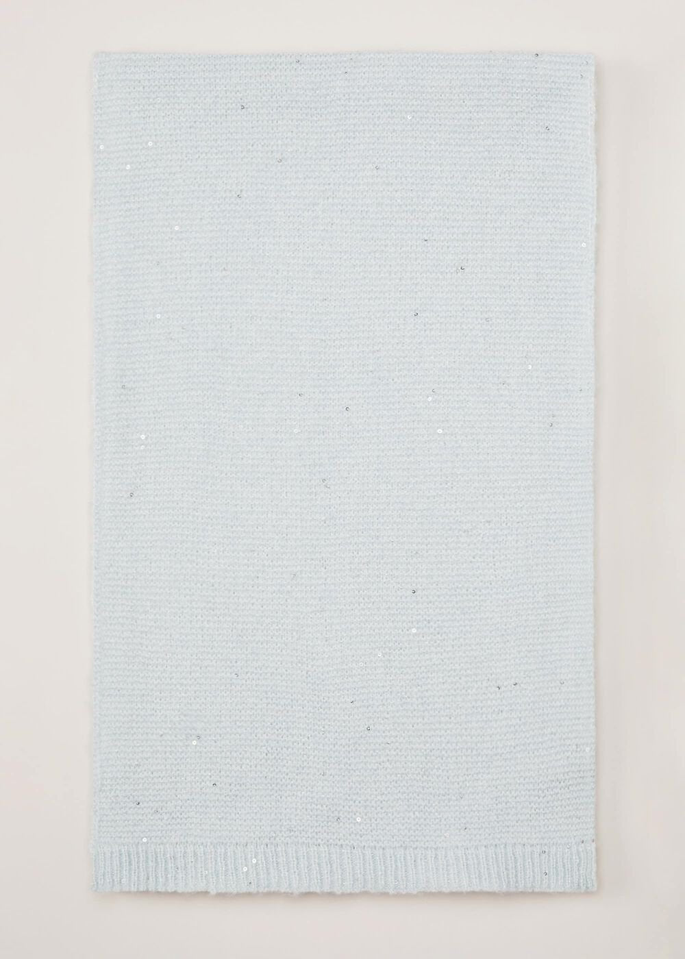 Sequin Scarf - Blue