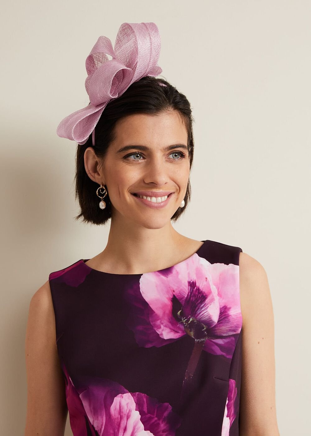 Large Bow Headband - Pink
