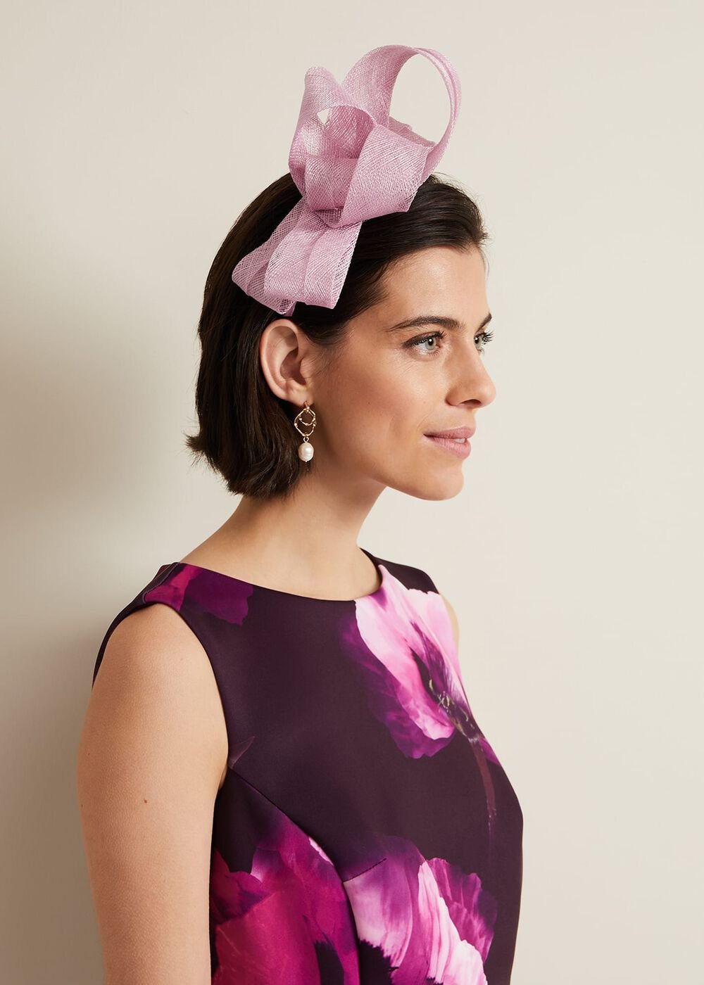 Large Bow Headband - Pink