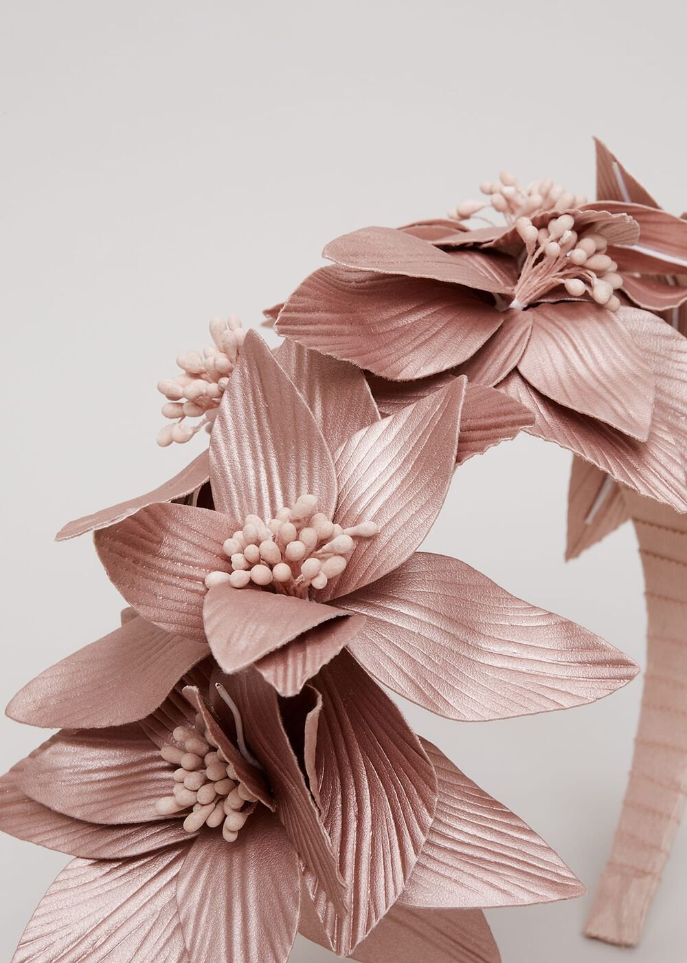 Floral Headband - Pale Pink