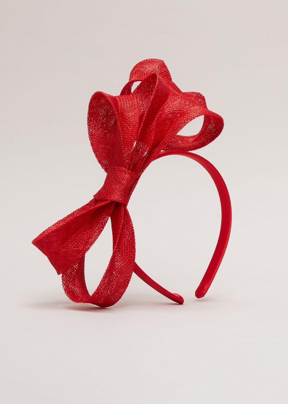 Bow Twist Headband - Vermillion