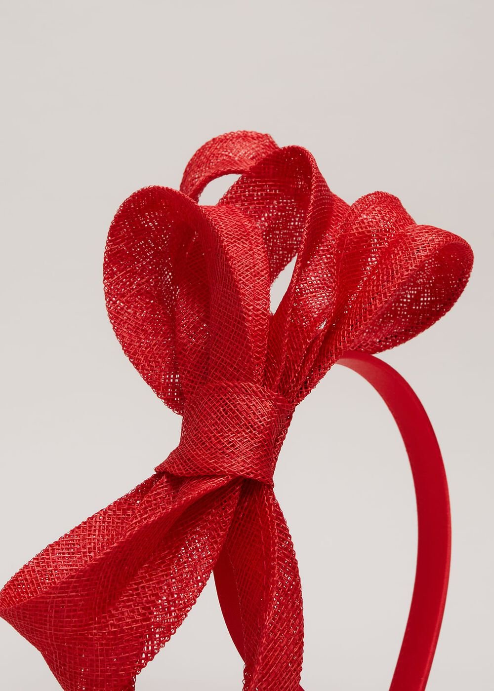 Bow Twist Headband - Vermillion