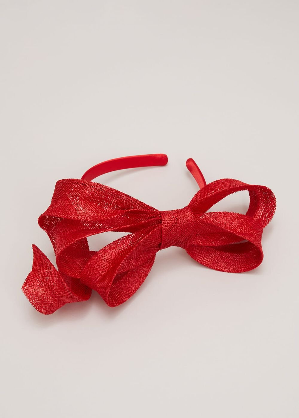 Bow Twist Headband - Vermillion