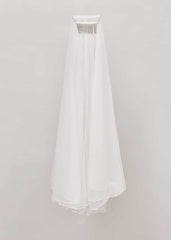 Short Double Tier Veil - Ivory