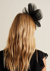 Freeform Flower Headband - Black