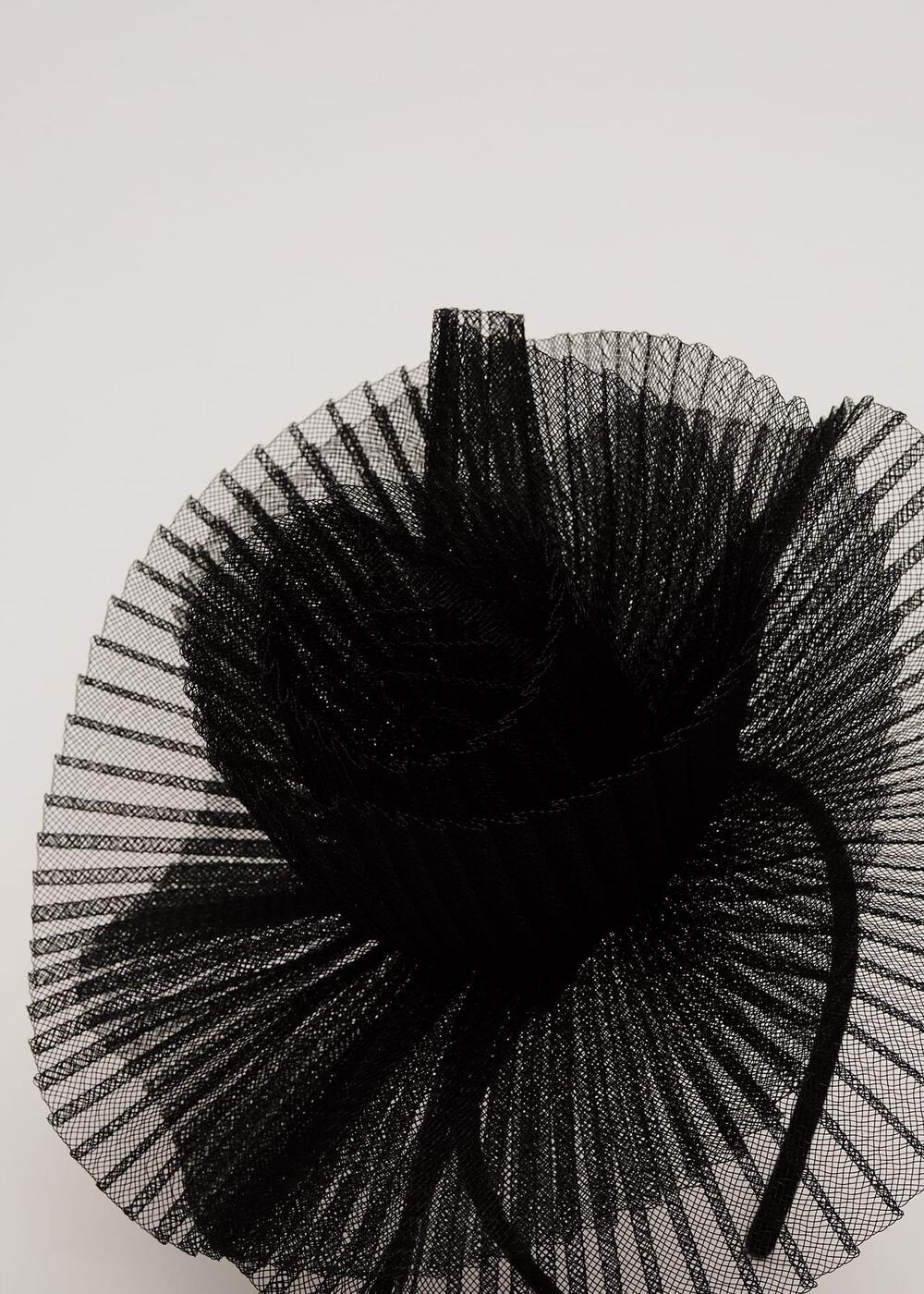 Freeform Flower Headband - Black
