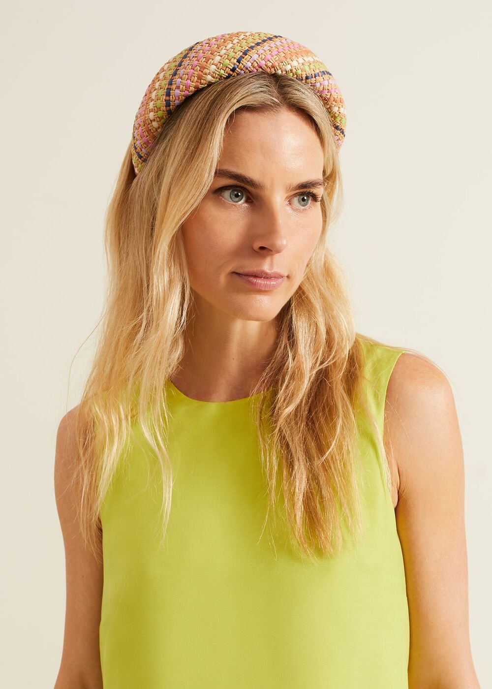 Raffia Headband - Multi-Coloured