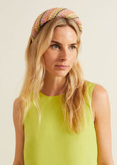 Raffia Headband - Multi-Coloured