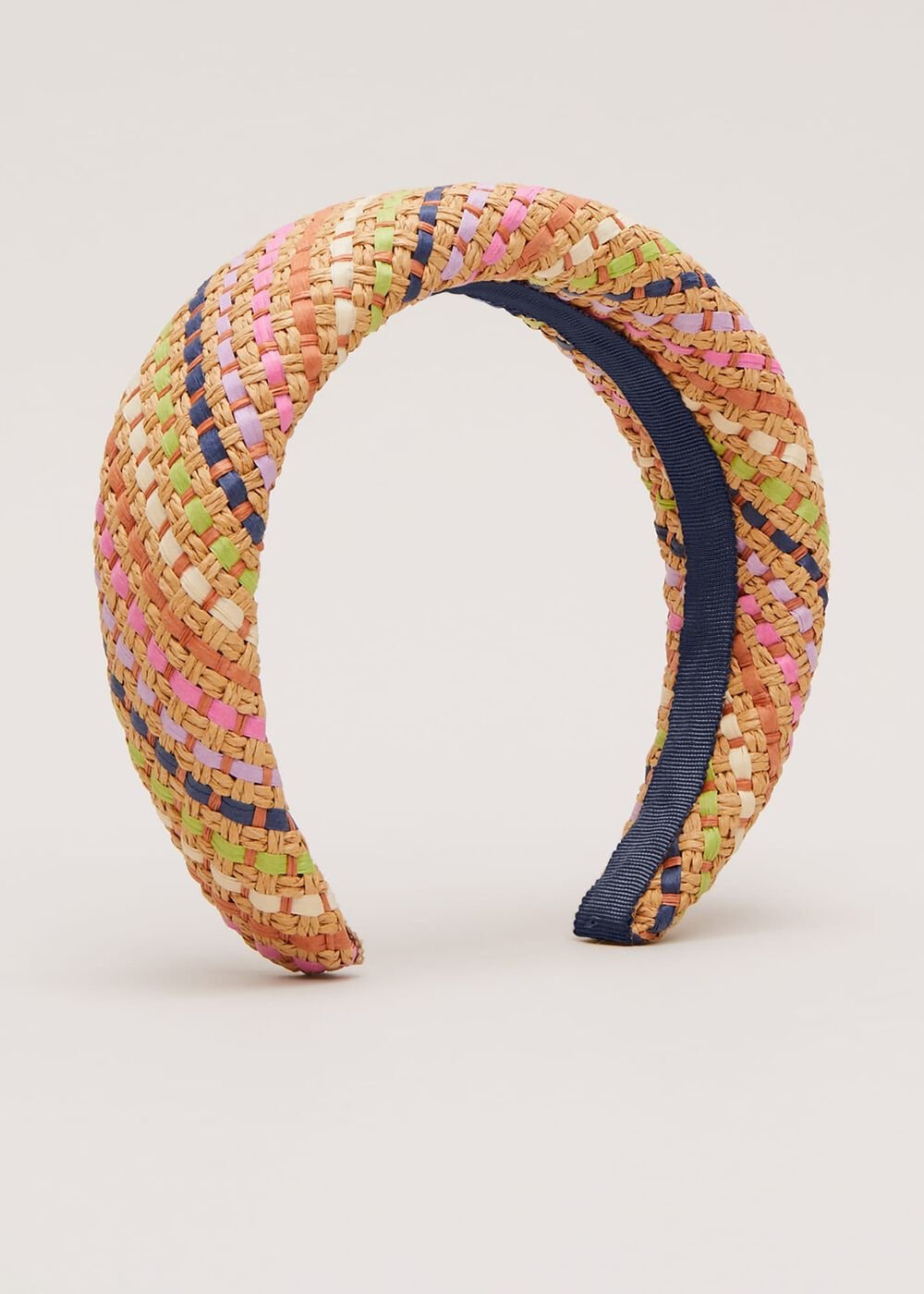 Raffia Headband - Multi-Coloured