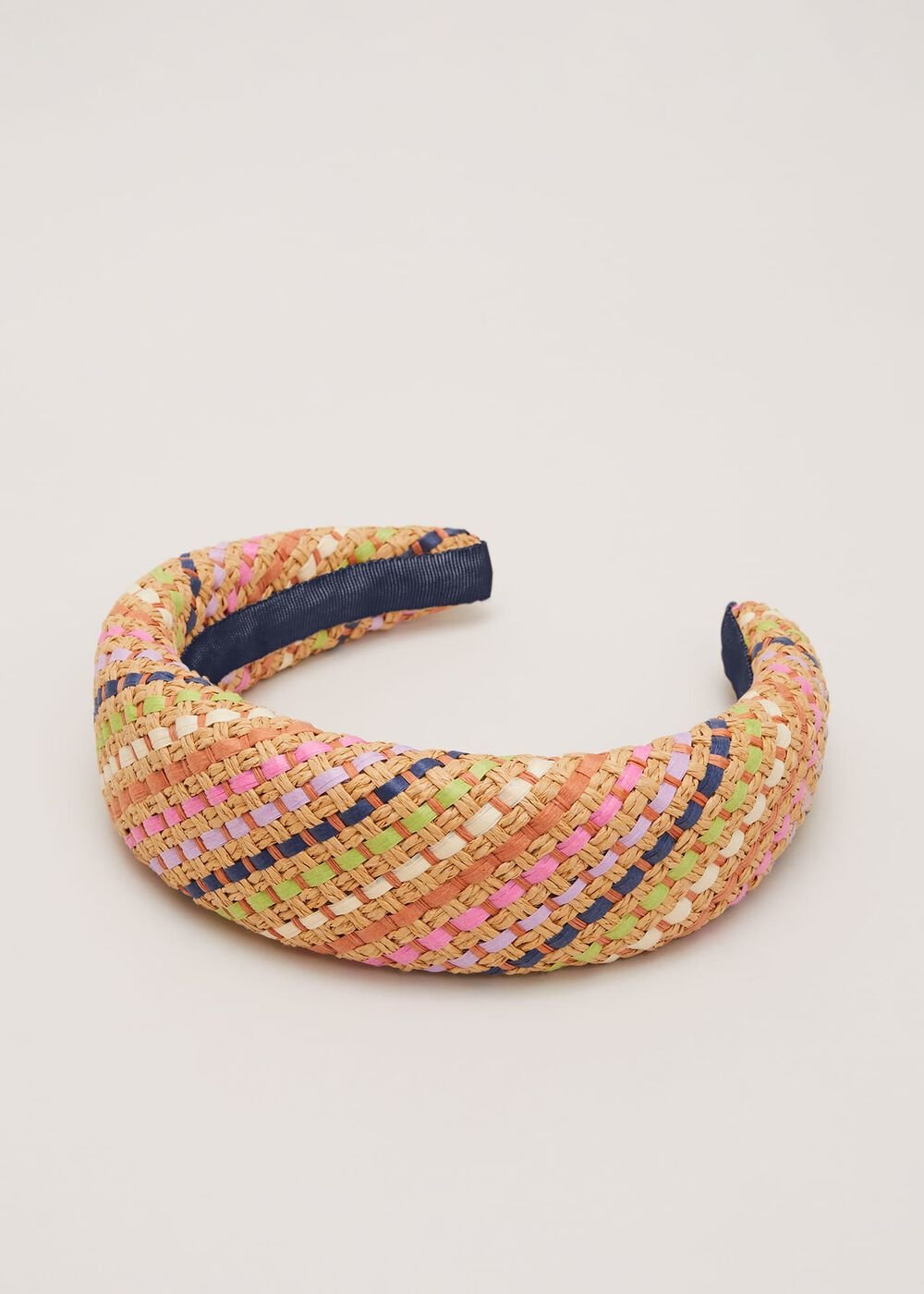 Raffia Headband - Multi-Coloured