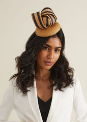 Raffia Twist Pillbox - Natural