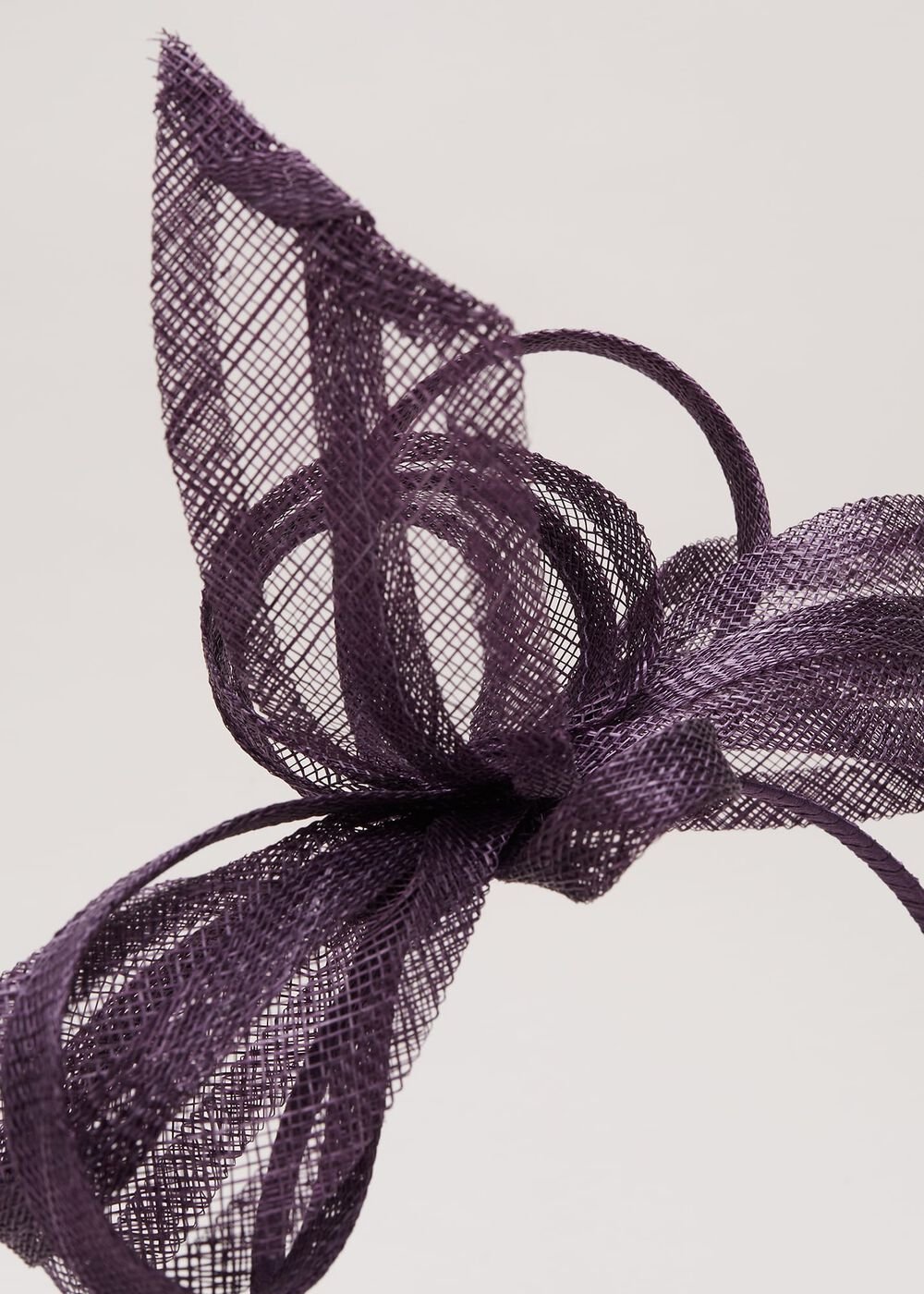 Twist Bow Headband - Purple