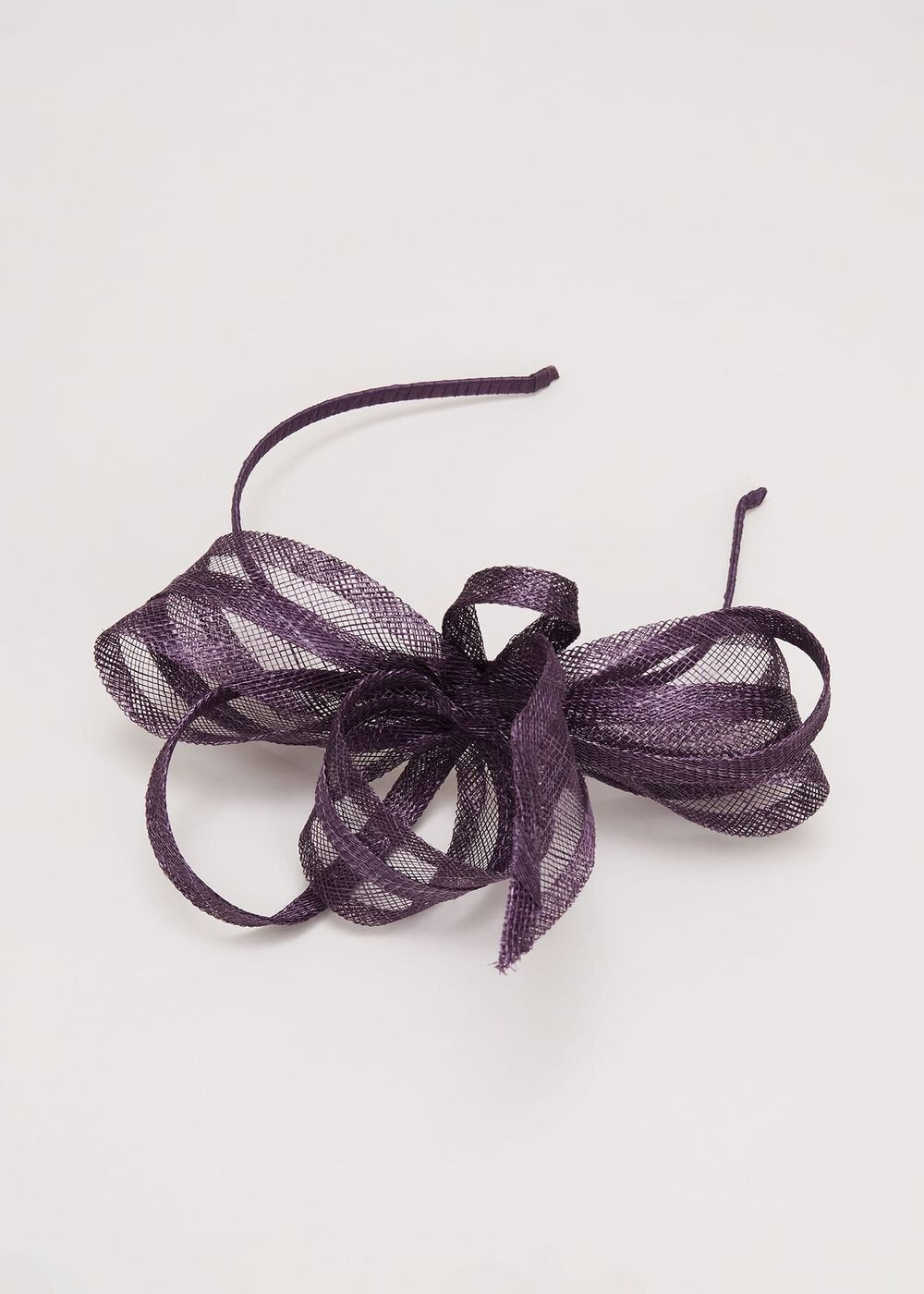 Twist Bow Headband - Purple