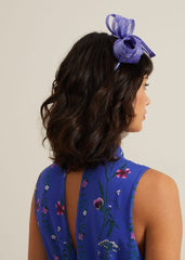 Twist Bow Headband - Blue