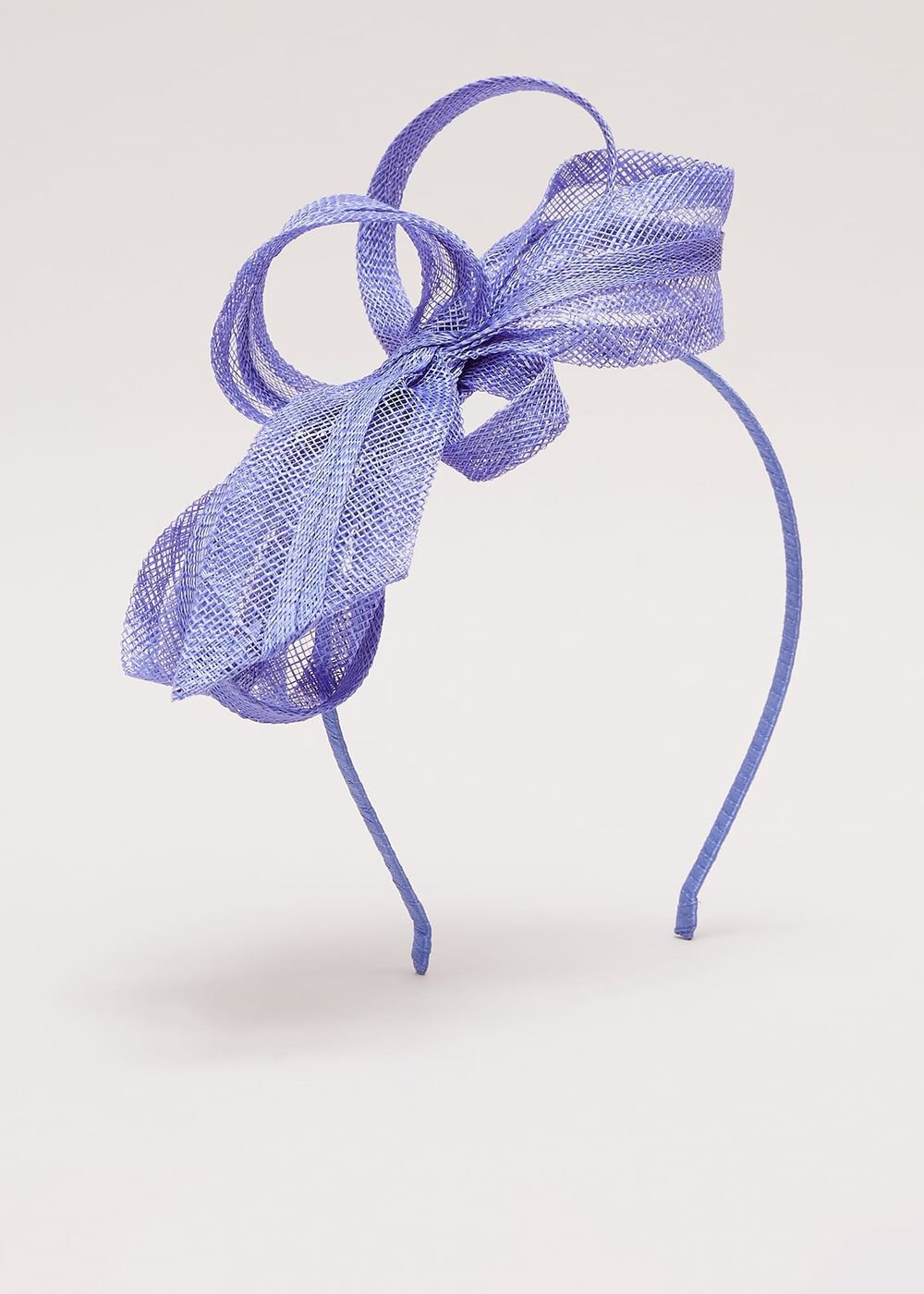 Twist Bow Headband - Blue
