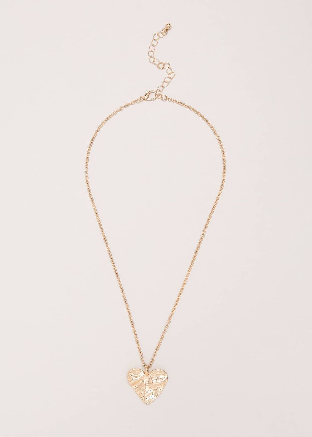 Gold Heart Necklace - Gold