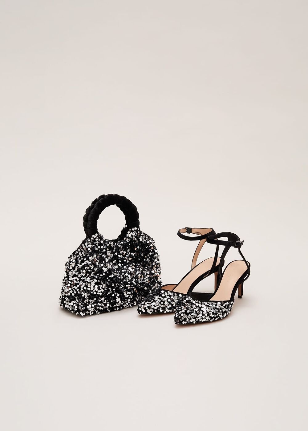 Sequin Twist Handle Mini Grab Bag - Multi-Coloured