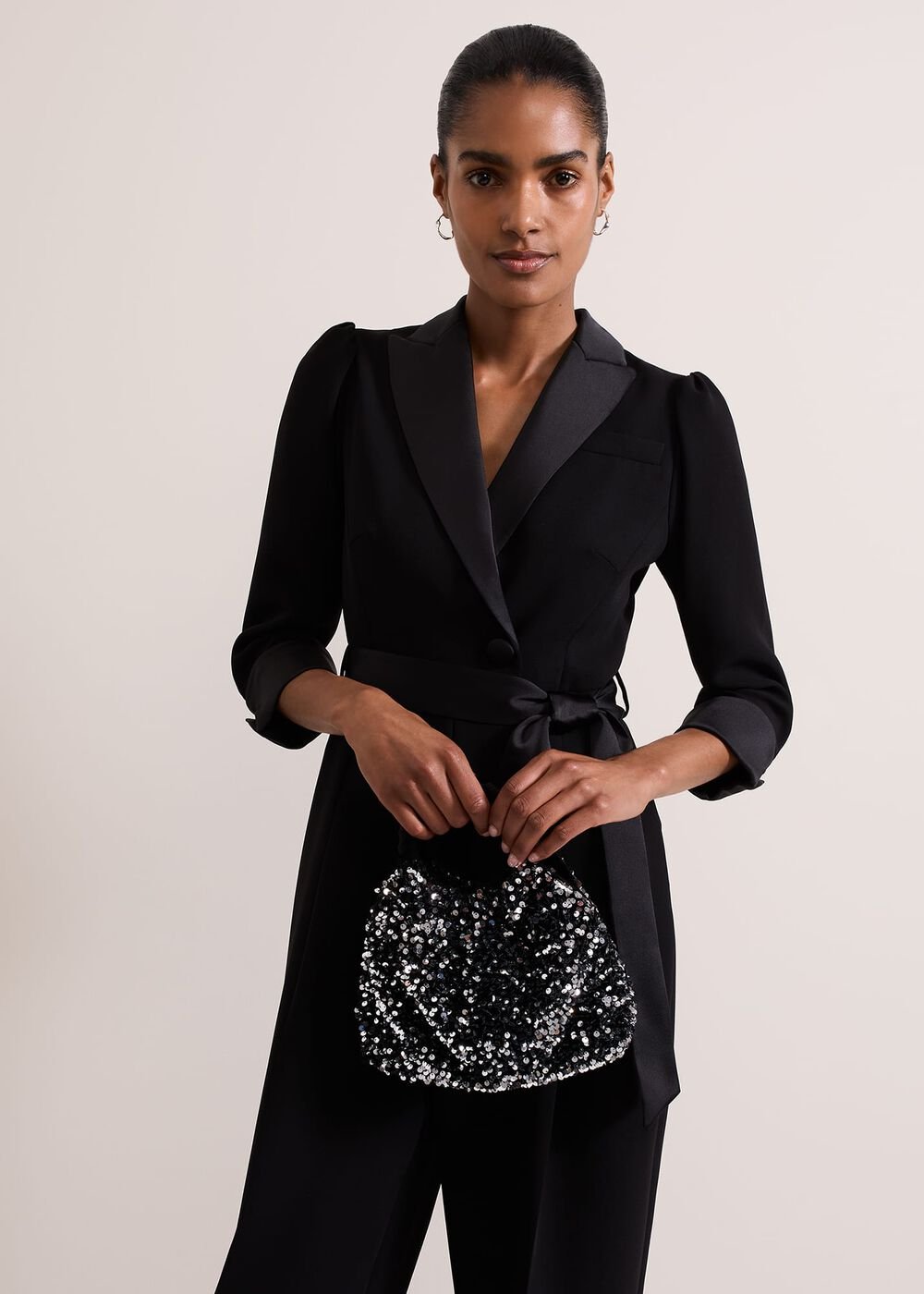 Sequin Twist Handle Mini Grab Bag - Multi-Coloured
