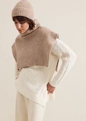 Camel Knitted Beanie - Camel