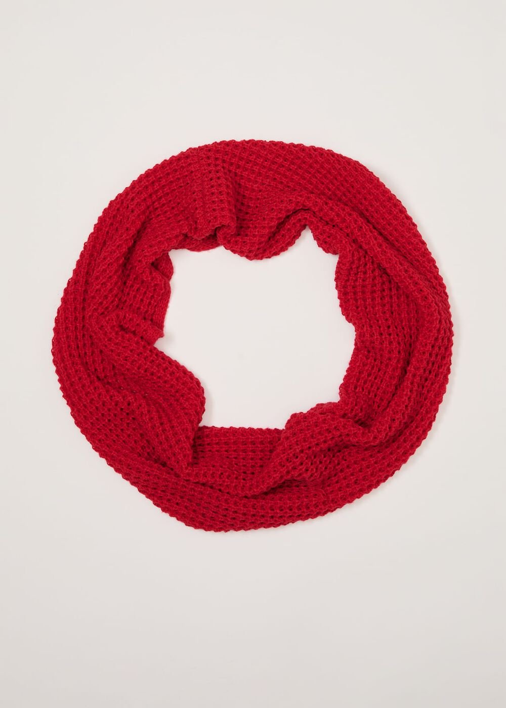 Red Knitted Snood - Red
