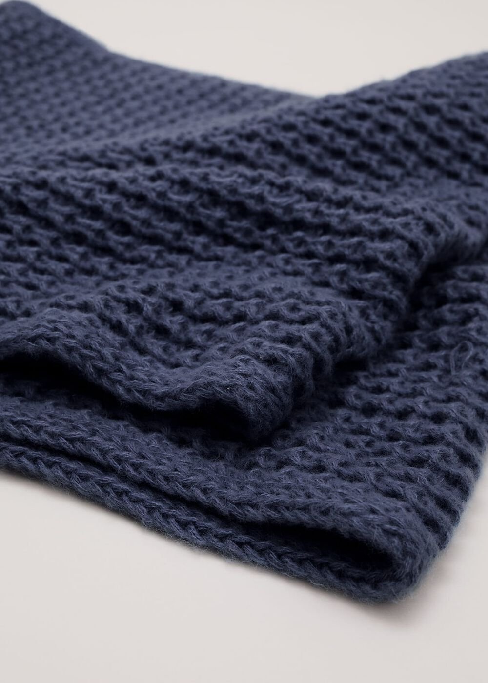 Blue Knitted Snood - Blue