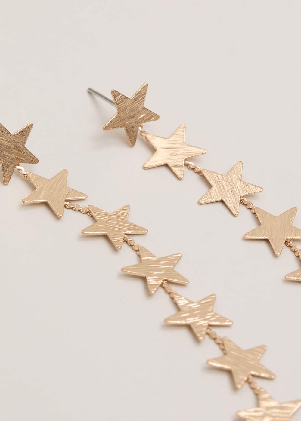 Gold Star Drop Earring - Gold