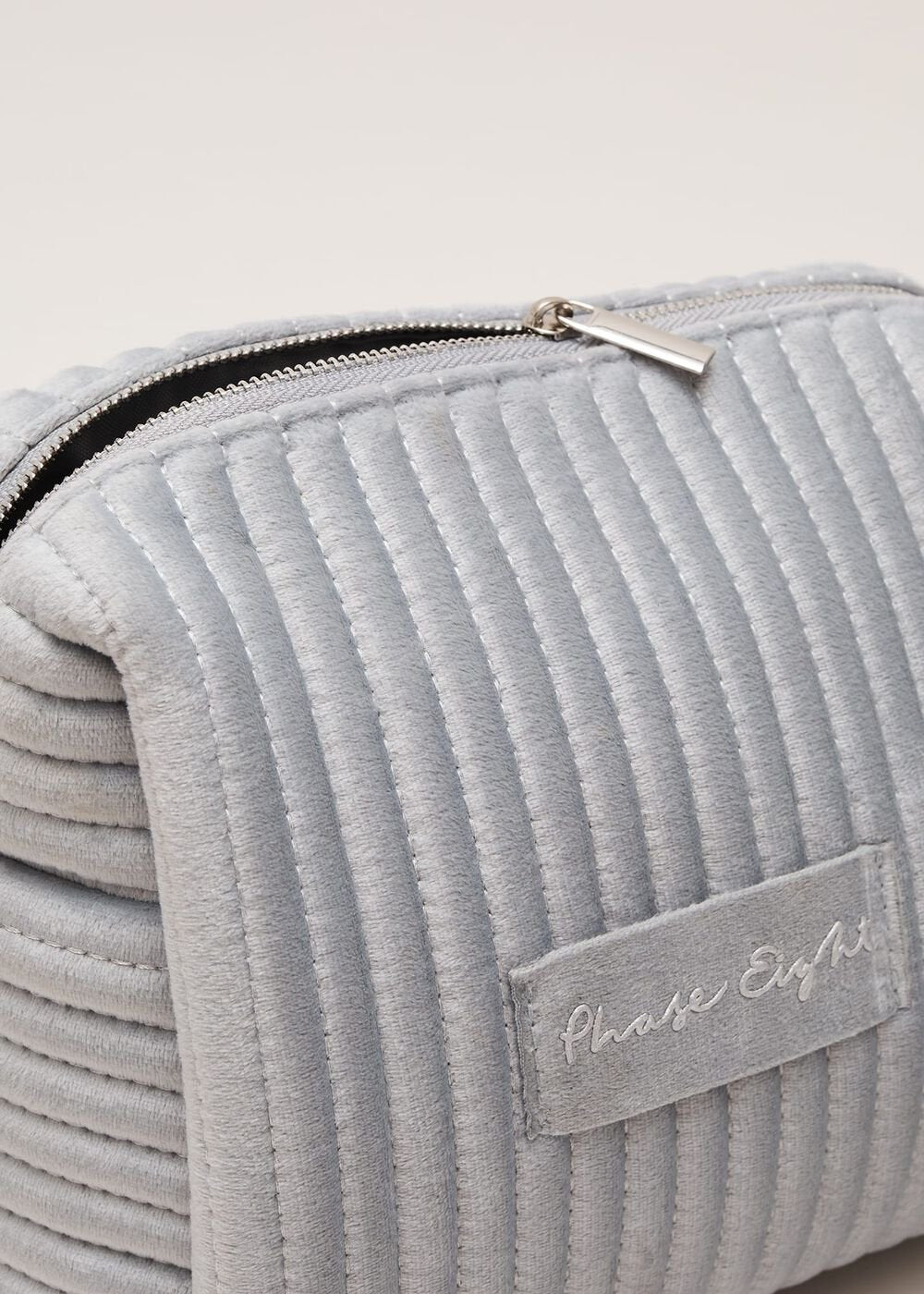 Velvet Make Up Bag - Blue