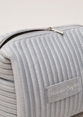 Velvet Make Up Bag - Blue