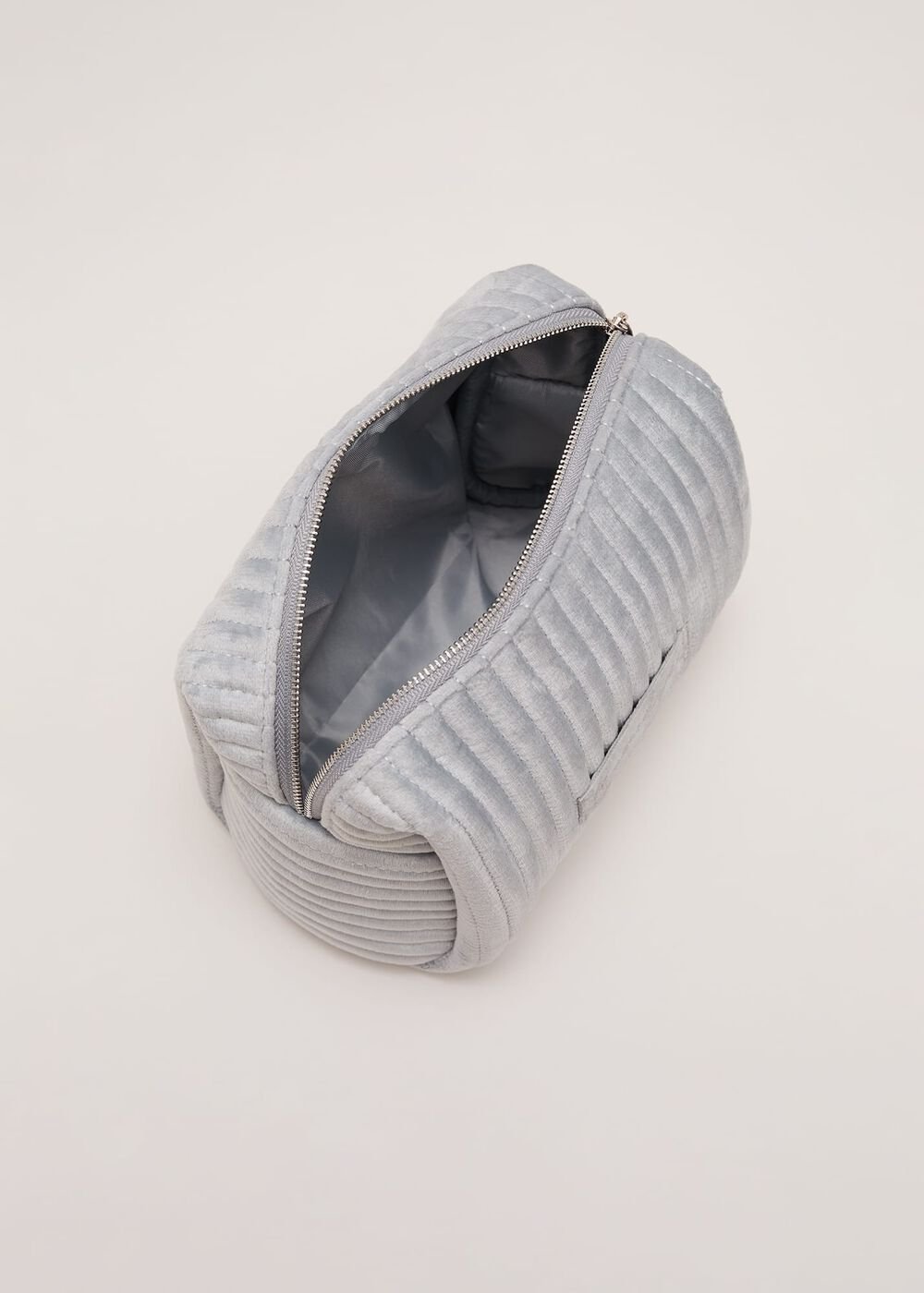 Velvet Make Up Bag - Blue