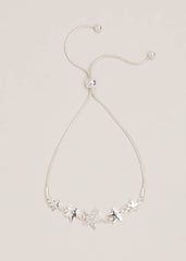 Silver Plated Star Extender Bracelet - Silver