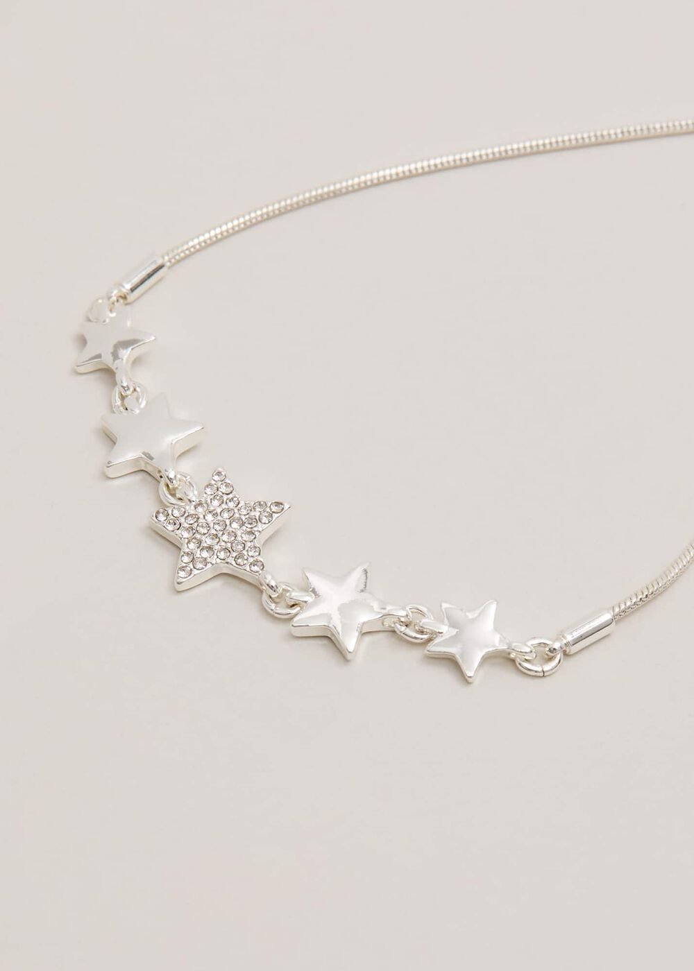 Silver Plated Star Extender Bracelet - Silver