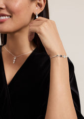 Silver Plated Star Extender Bracelet - Silver