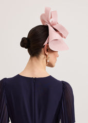 Antique Rose Plait Freeform Fascinator - Antique Rose