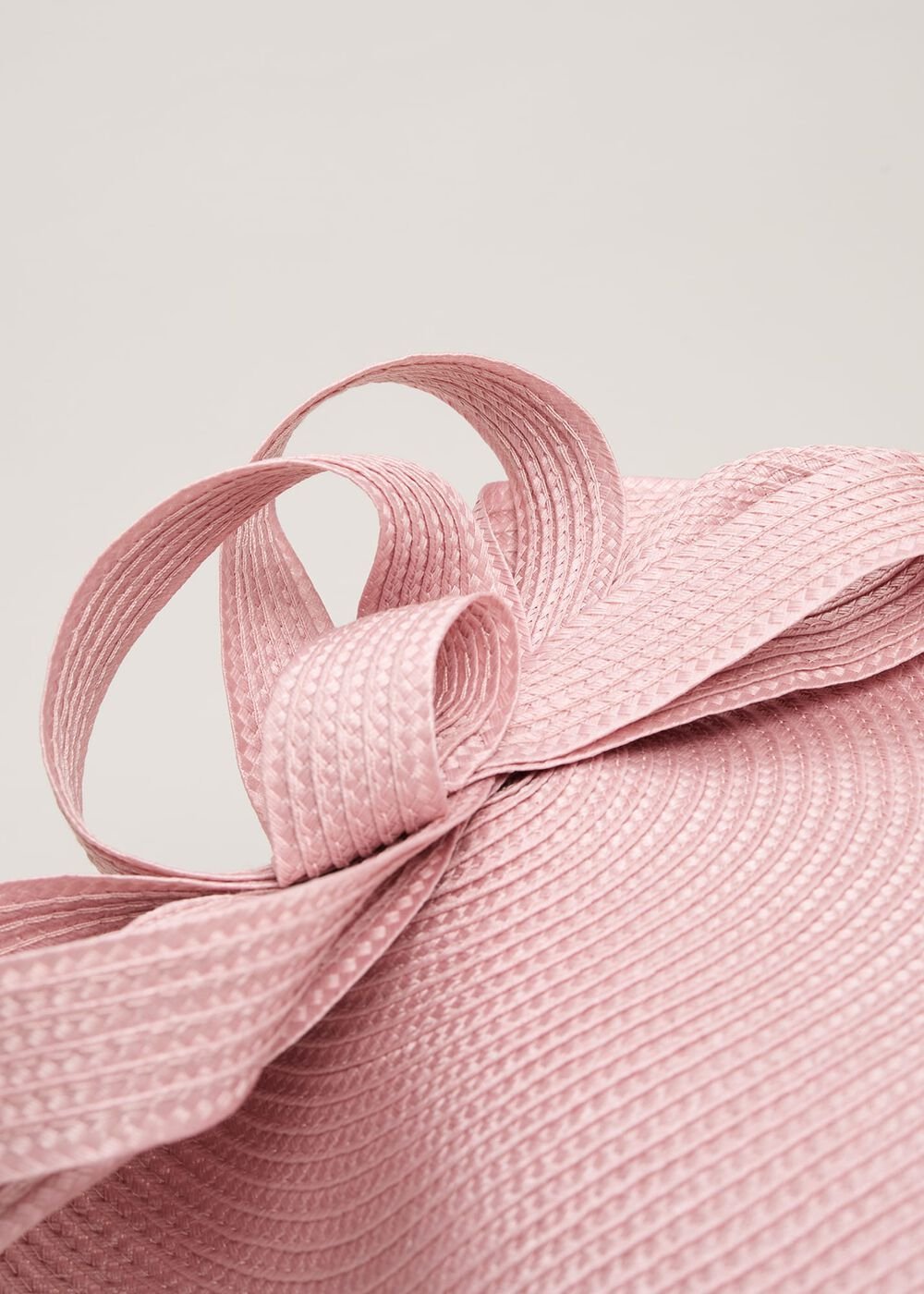 Antique Rose Plait Freeform Fascinator - Antique Rose
