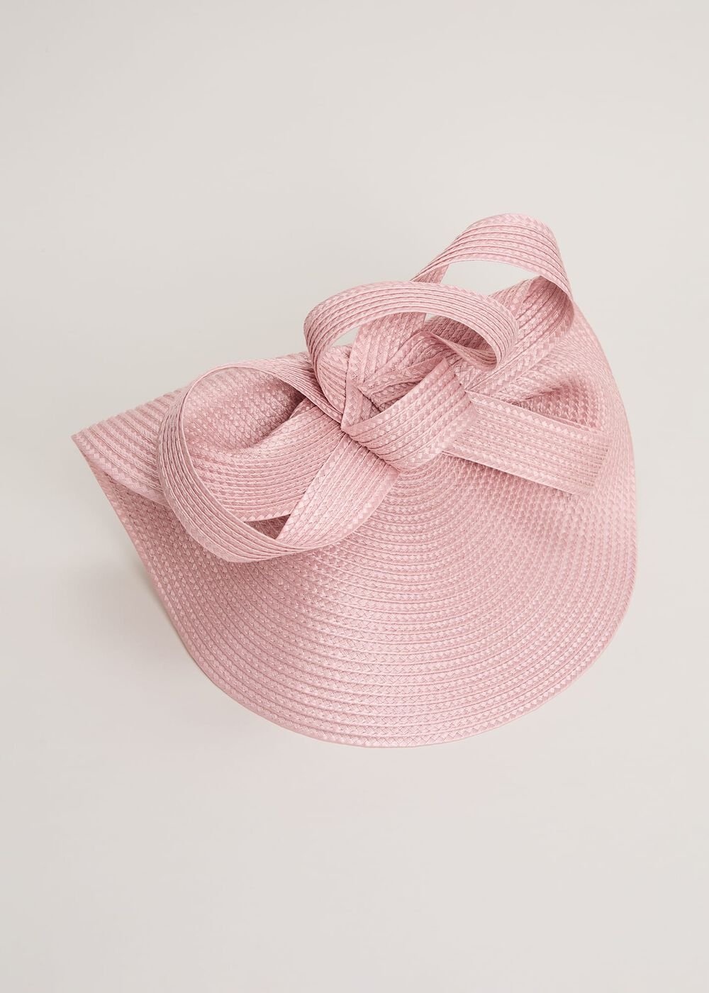 Antique Rose Plait Freeform Fascinator - Antique Rose