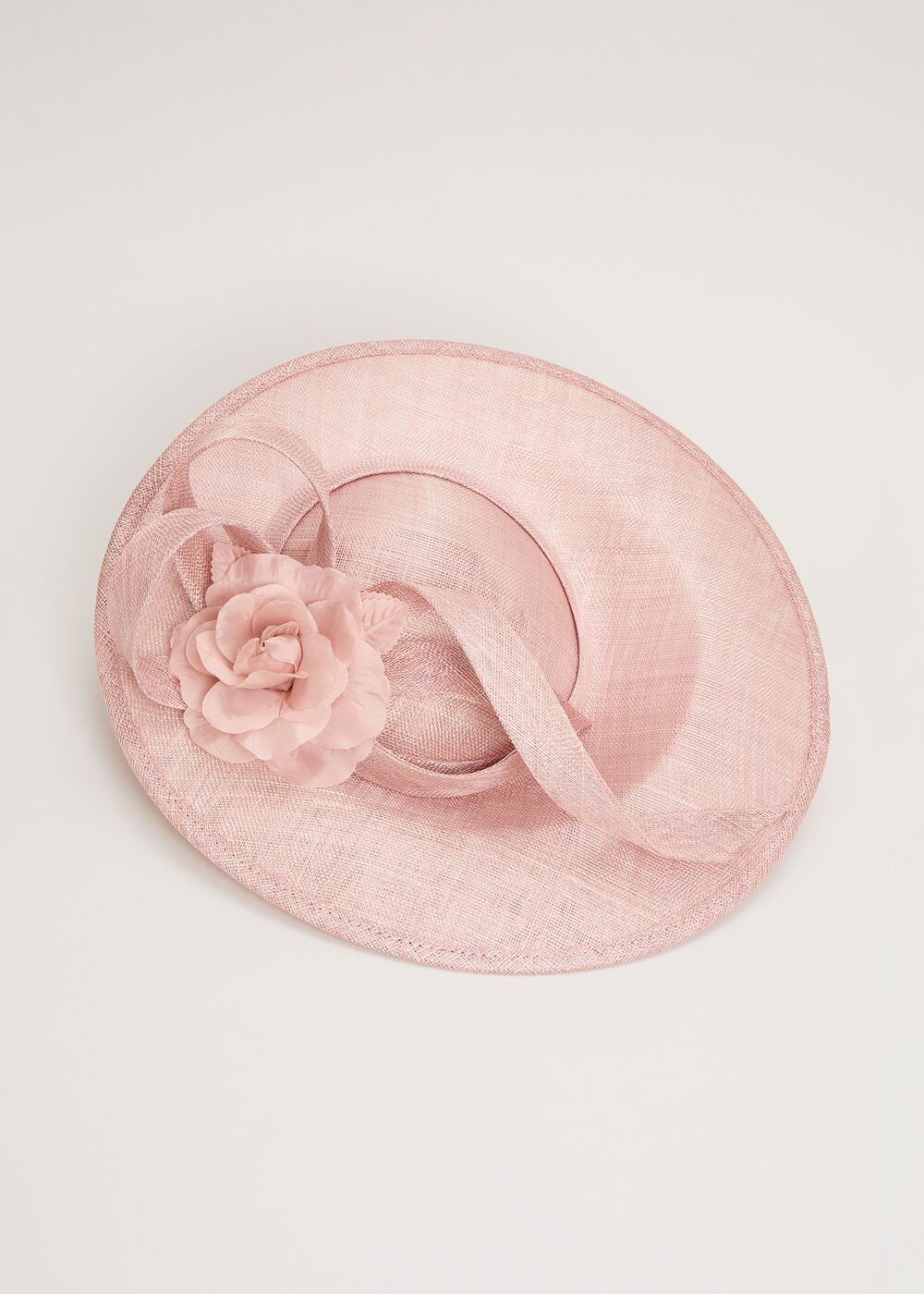 Flower Oval Fascinator - Antique Rose