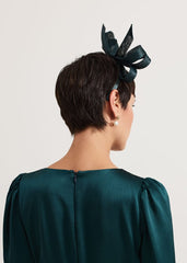 Teal Oversized Bow Headband - Teal