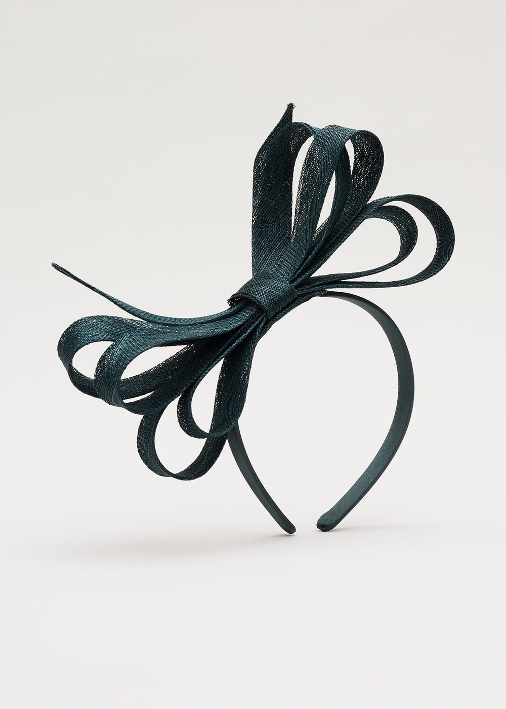 Teal Oversized Bow Headband - Teal