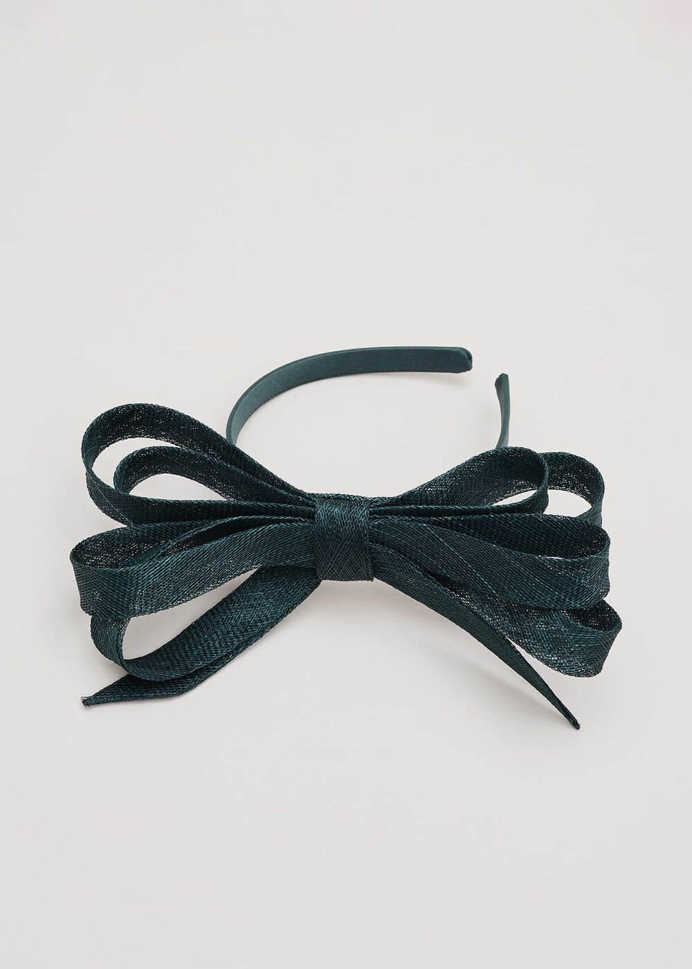 Teal Oversized Bow Headband - Teal