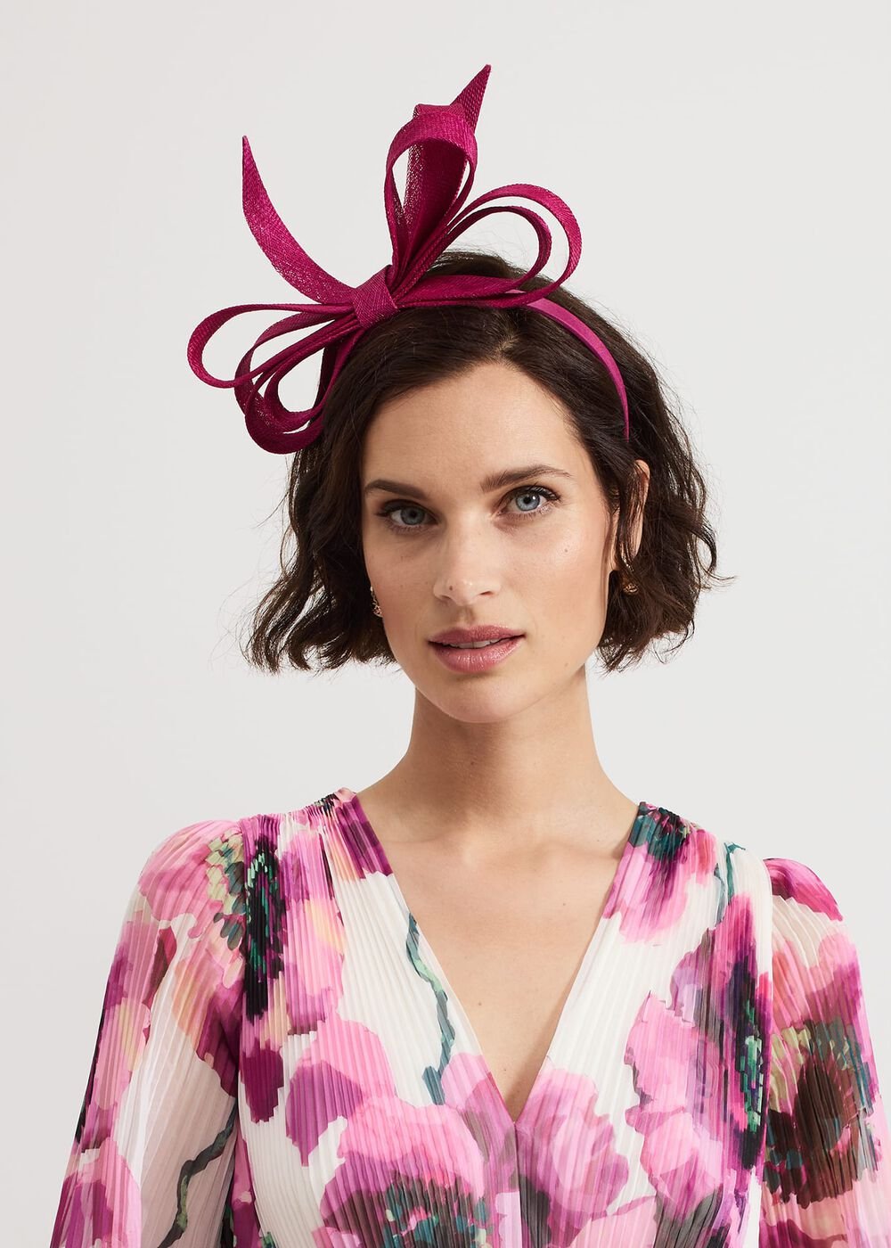 Pink Oversized Bow Headband - Pink